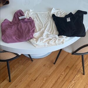 Set of 3 NWT Old Navy Go Dry Ultralite Wrap Top